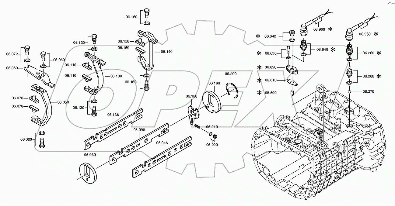 GEAR SHIFT SYSTEM 1324.106.004