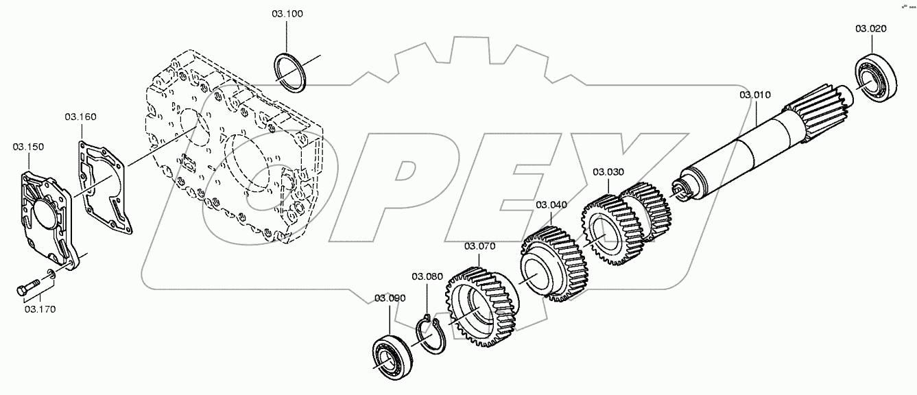 Вал промежуточный