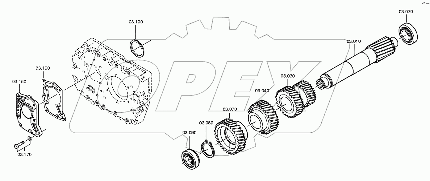 Вал промежуточный
