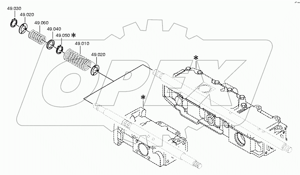  КОМПЛЕКТ ПРУЖИН