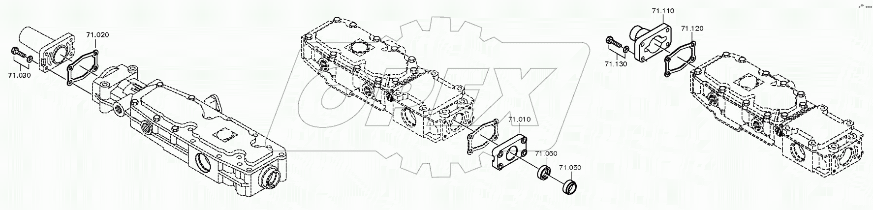  КРЫШКА МЕХАНИЗМА ПЕРЕКЛЮЧЕНИЯ ПЕРЕДАЧ