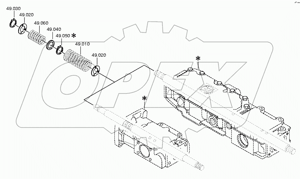  КОМПЛЕКТ ПРУЖИН