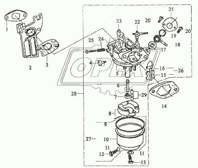 Карбюратор в сборе