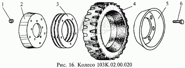 Колесо 103К.02.00.020