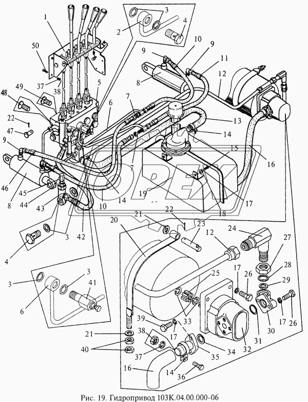 Гидропривод 103K.04.00.000-06