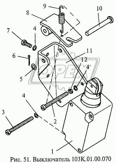 Выключатель 103К.01.00.070