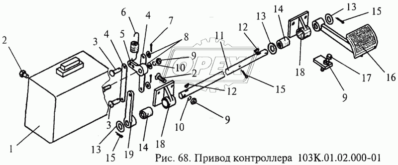 Привод контроллера 103К.01.02.000-01