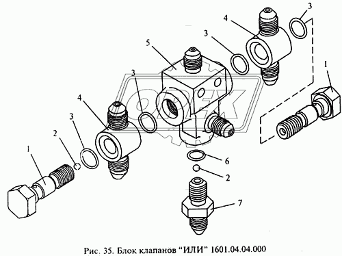 Блок клапанов 