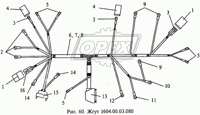Жгут 1604.00.03.080