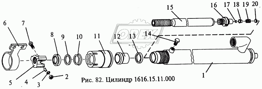 Цилиндр 1616.15.11.000