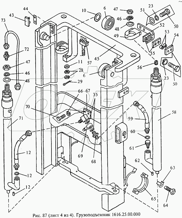 Грузоподъемник 1616.25.00.000