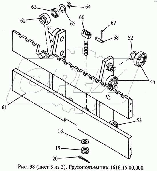 Грузоподъемник 1616.15.00.000