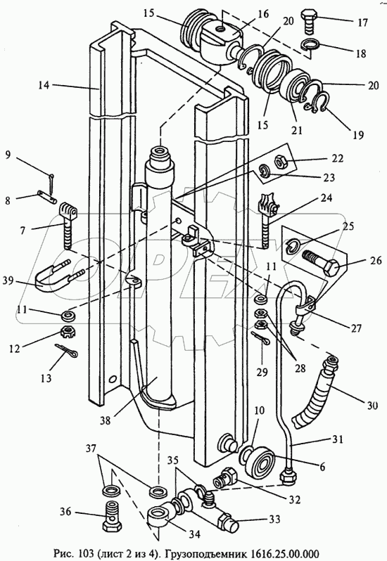 Грузоподъемник 1616.25.00.000