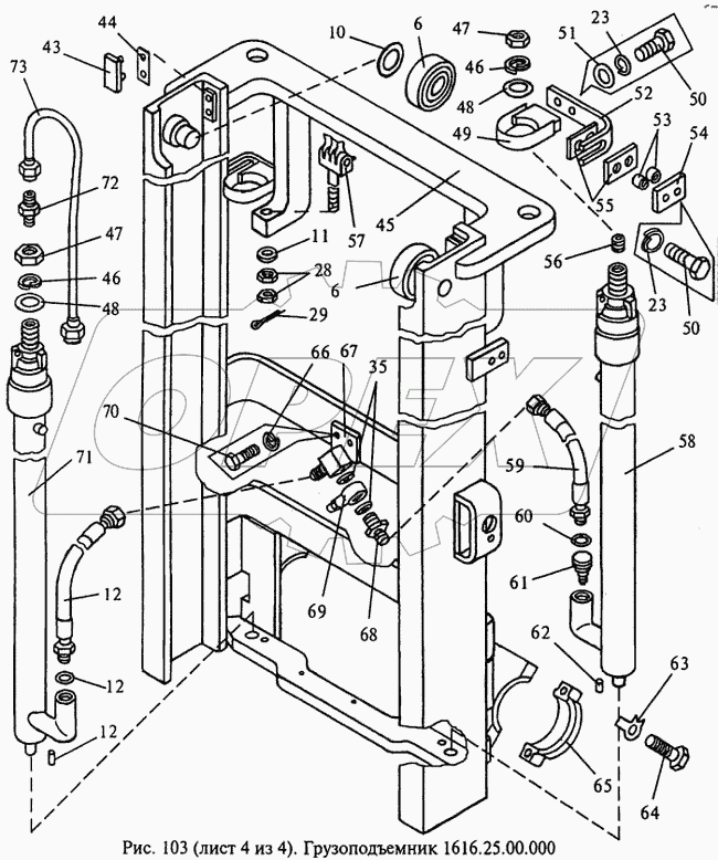 Грузоподъемник 1616.25.00.000