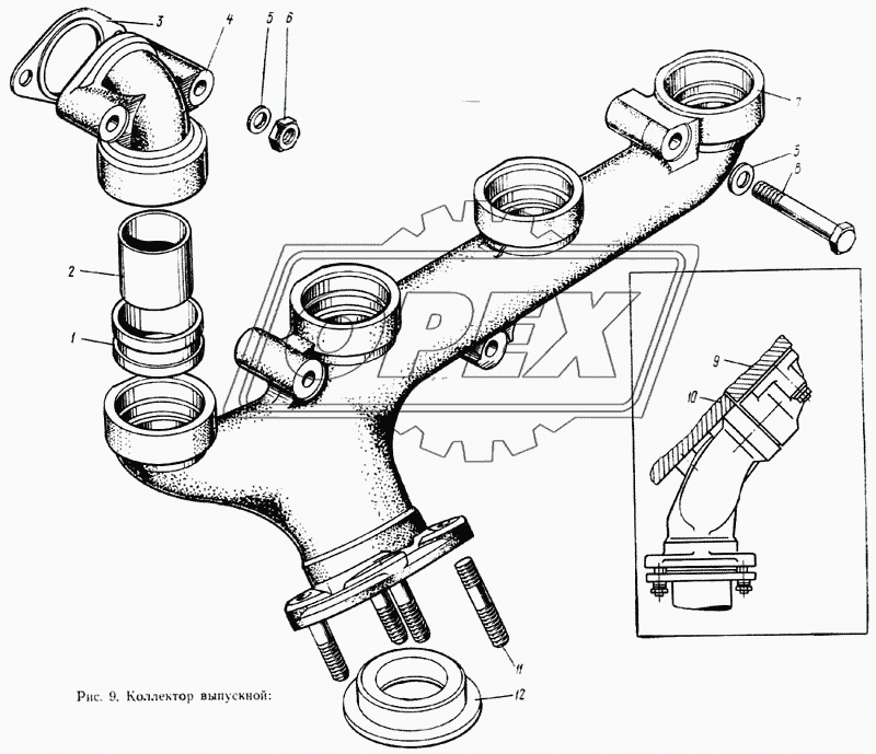 Коллектор выпускной