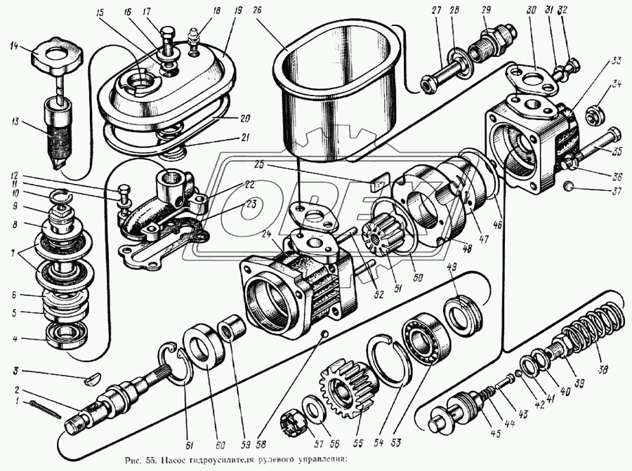 Насос гидроусилителя рулевого управления