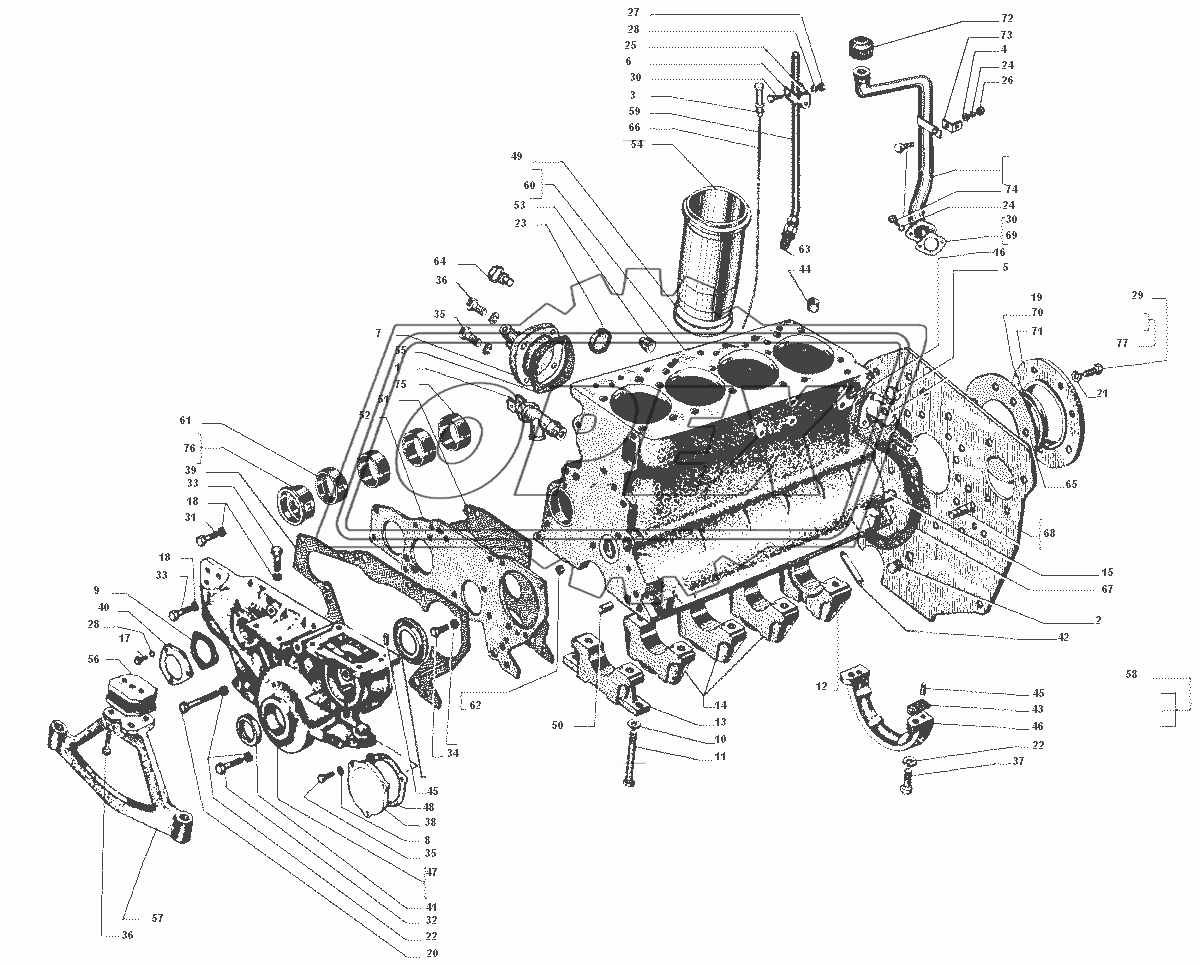 Блок цилиндров