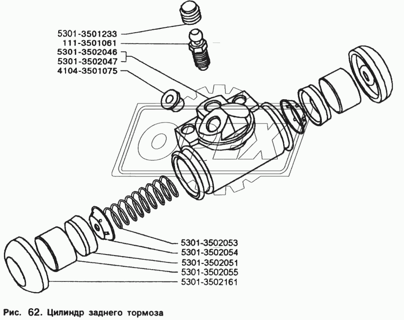 Цилиндр заднего тормоза