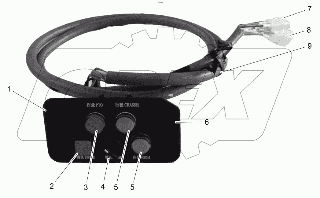  Electricity of driving cab 0016BEN1029200135