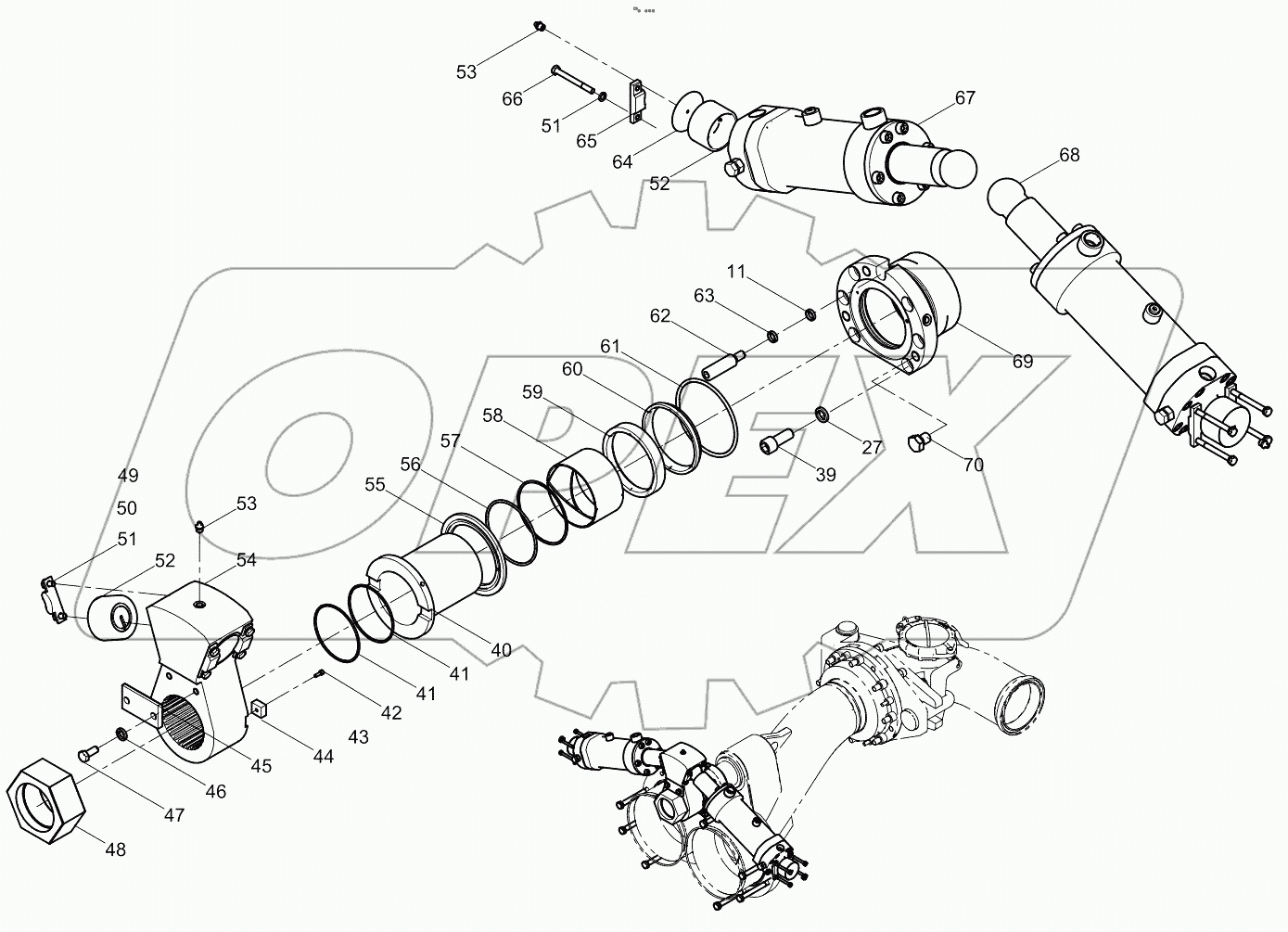  Distribution valve assembly 001690207A0000000