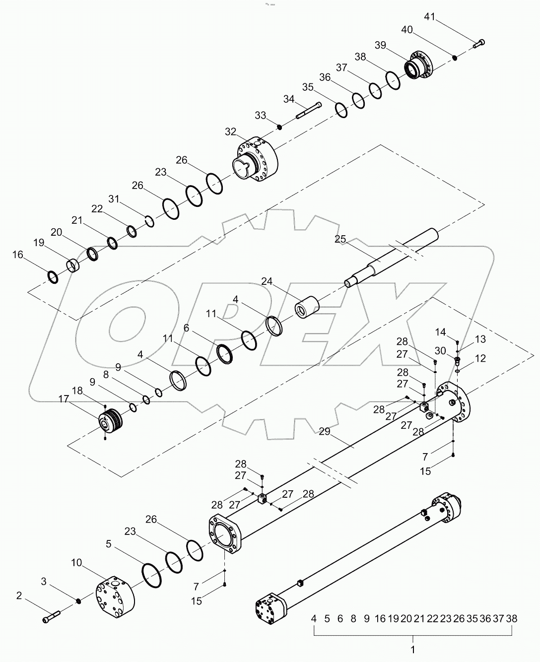  Pumping cylinder 001696104C1100000