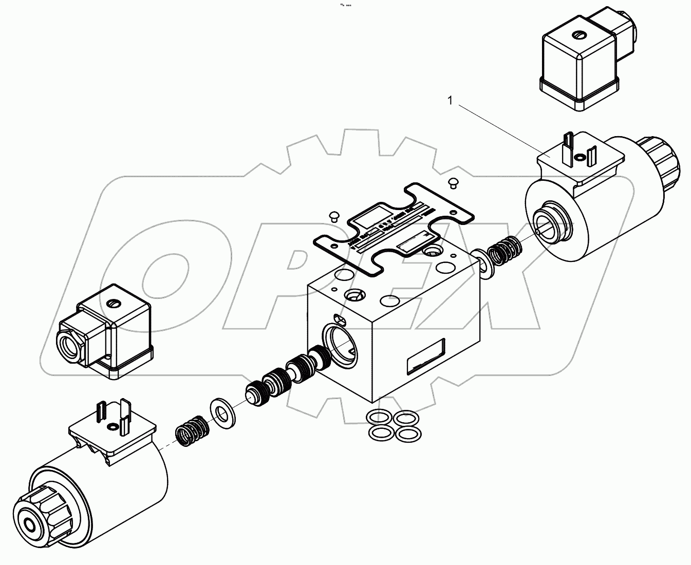  Solenoid reversal valve 1010300555