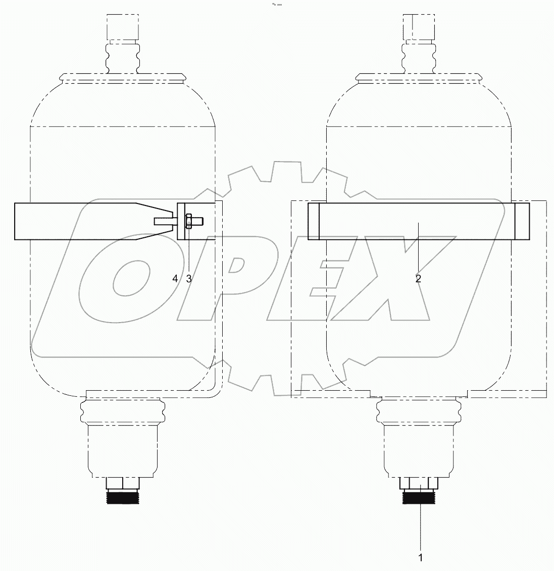 Accumulator assembly (small) 001619118A0104000
