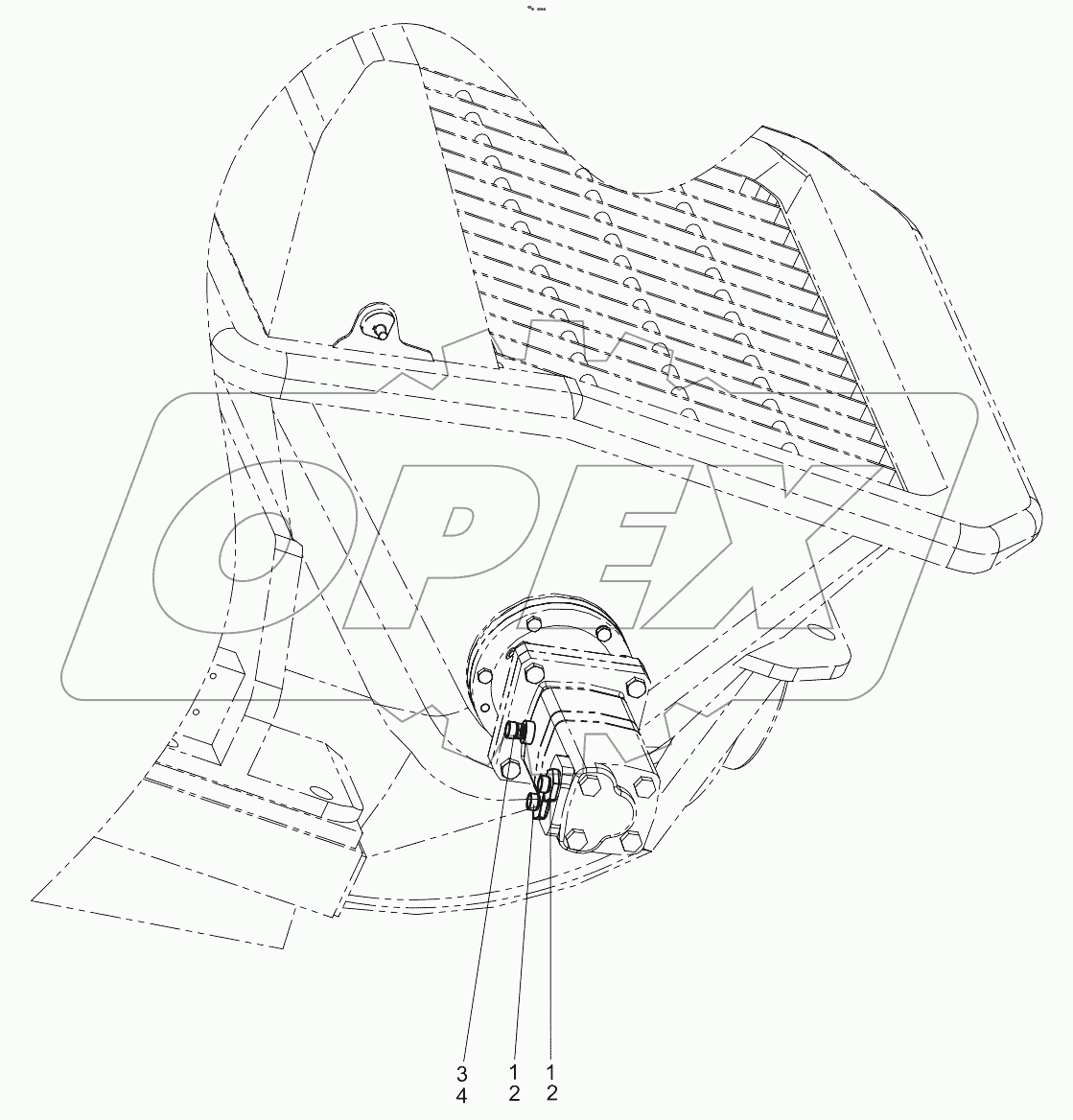  Mixing motor assy 001704120A0200000