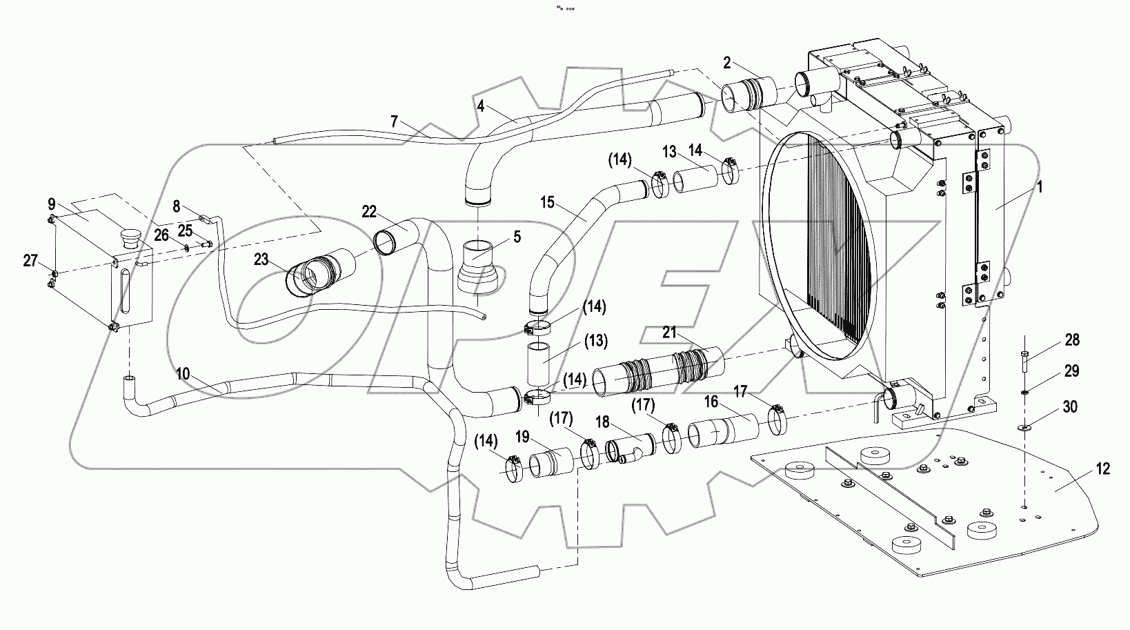 015723026LB000000 Coolling system