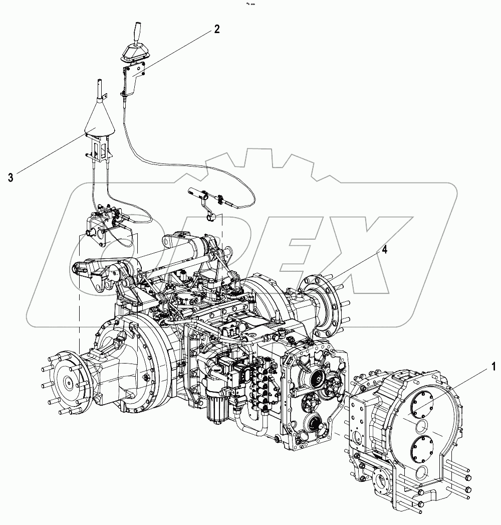  015723037LC000000 Transmission assembly and control