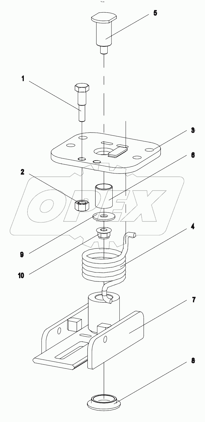  01572105600100000 Right mounting bracket