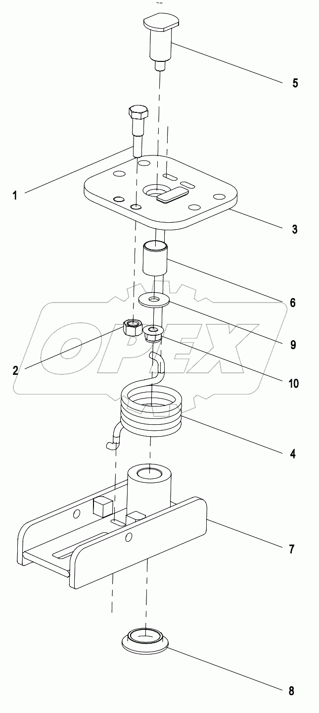  01572105600700000 Left mounting bracket