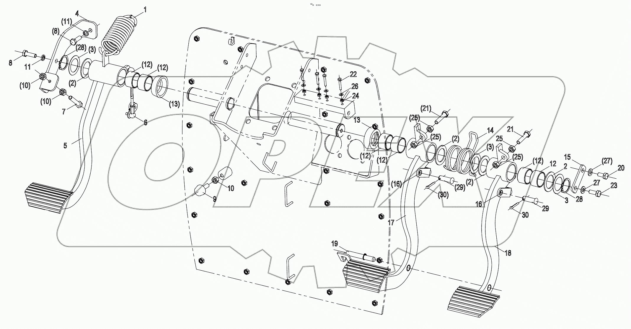  01572100601300000 Powertrain accessories assembly