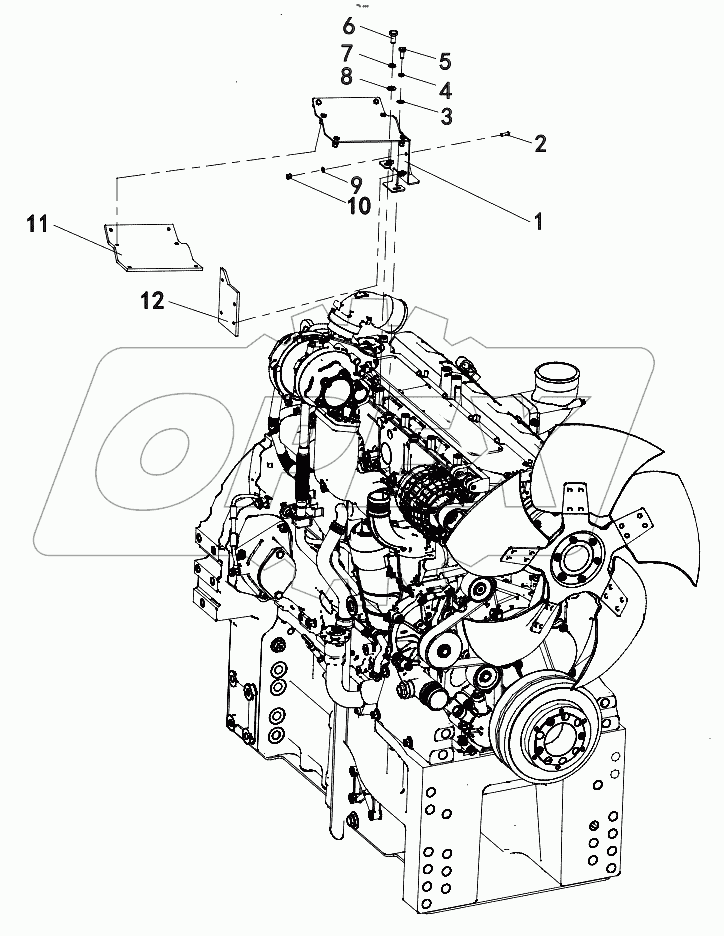  015723084LC140000 Installation of heat shield