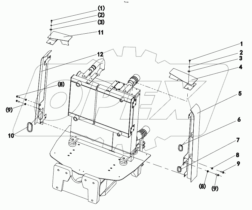  015723084LB060000 Windshield assembly