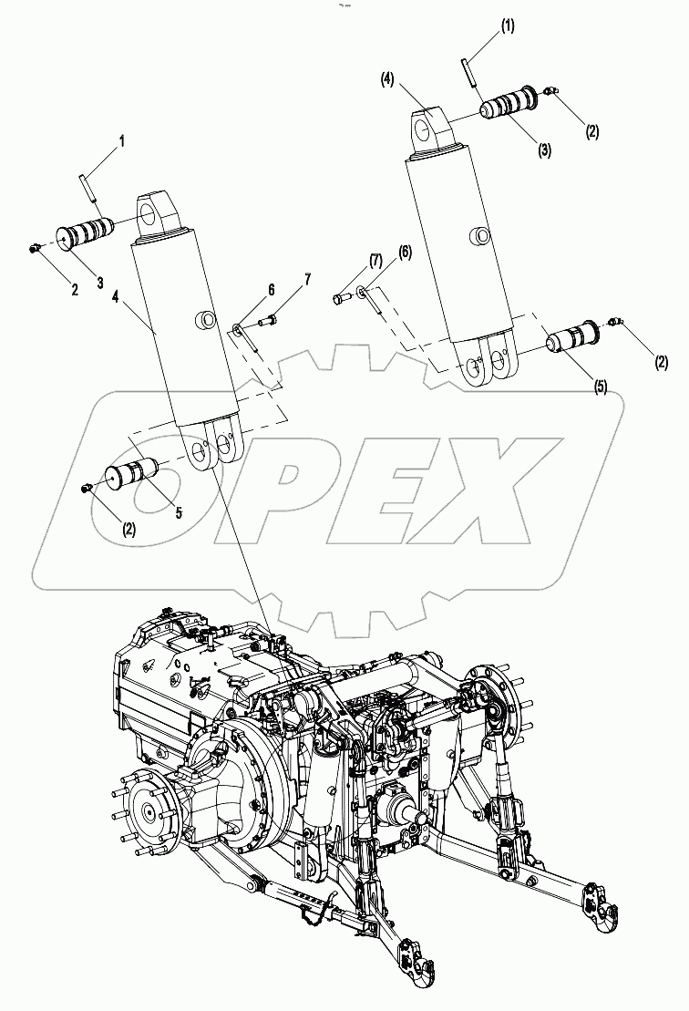  1010201293 Lift cylinder assembly