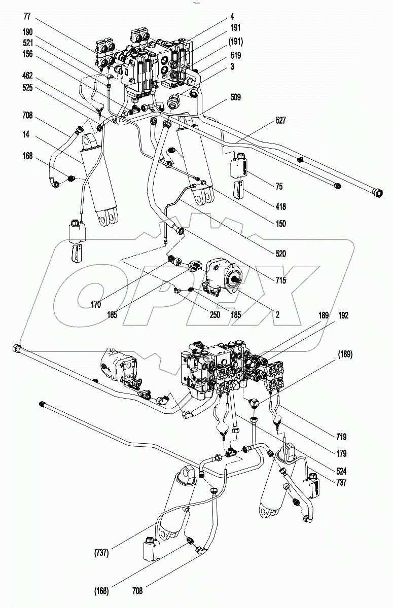  015723058LC000000_05 Rear Hitch & Remote Output Pipeline