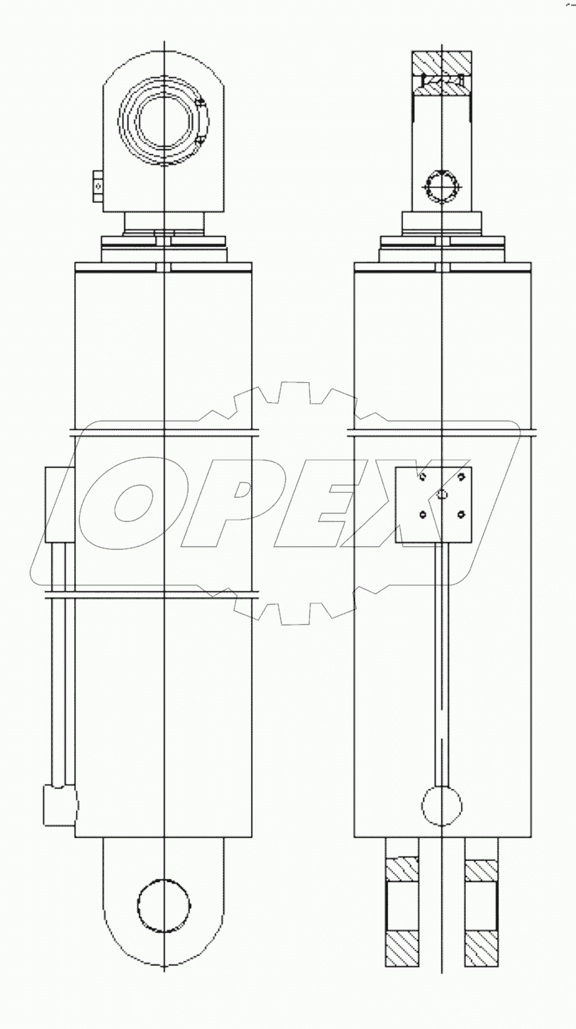  A-FRAME ERECTION CYLINDER D1010200089Y