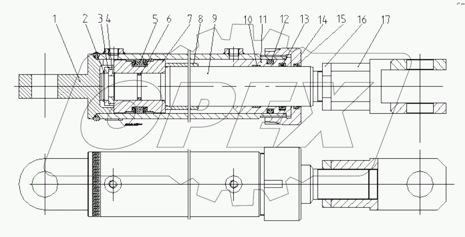  OPERATOR’S CAB TILTING CYLINDER D1010200003Y