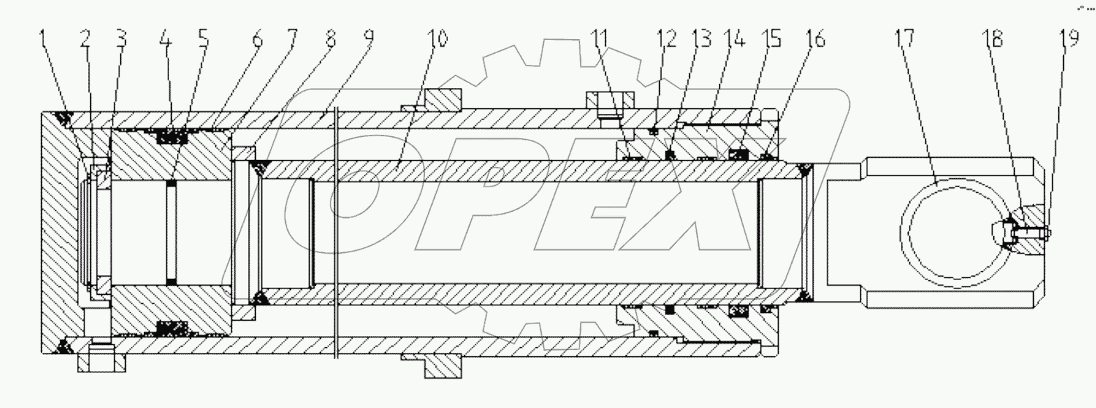  COUNTERWEIGHT LIFTING CYLINDER D1010200006Y