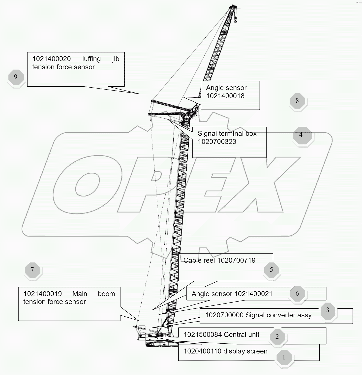  LOAD MOMENT LIMITER ASSEMBLY D00663405600400000Y