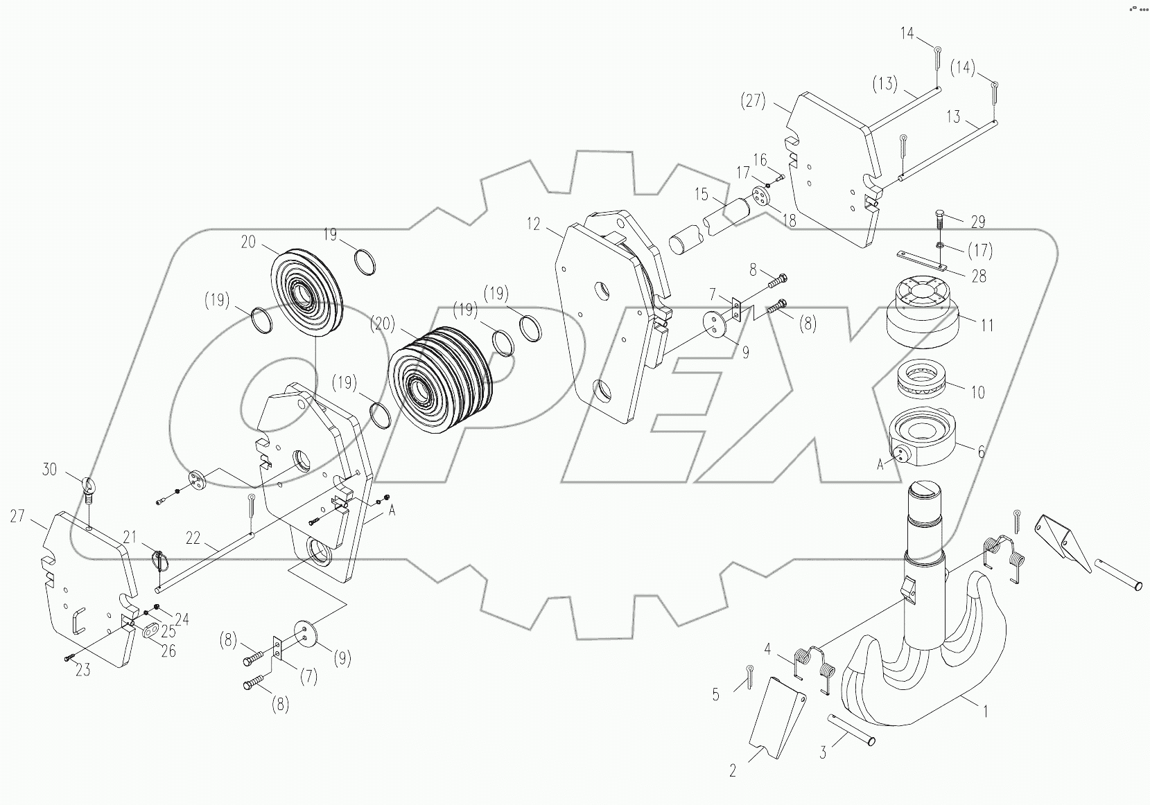  LOAD HOOK (160/100T) D00663404200200002Y