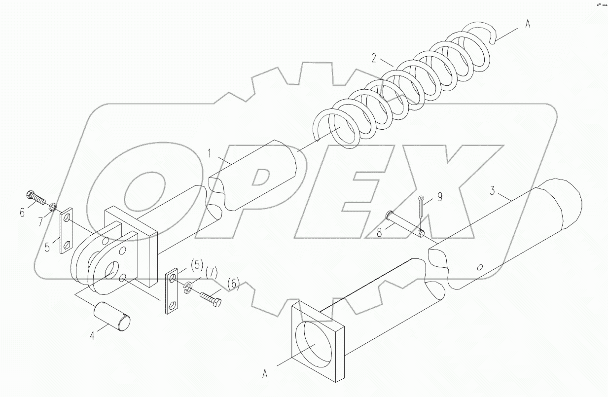 MAIN BOOM TILTING-BACK SUPPORT D00663303100200000Y