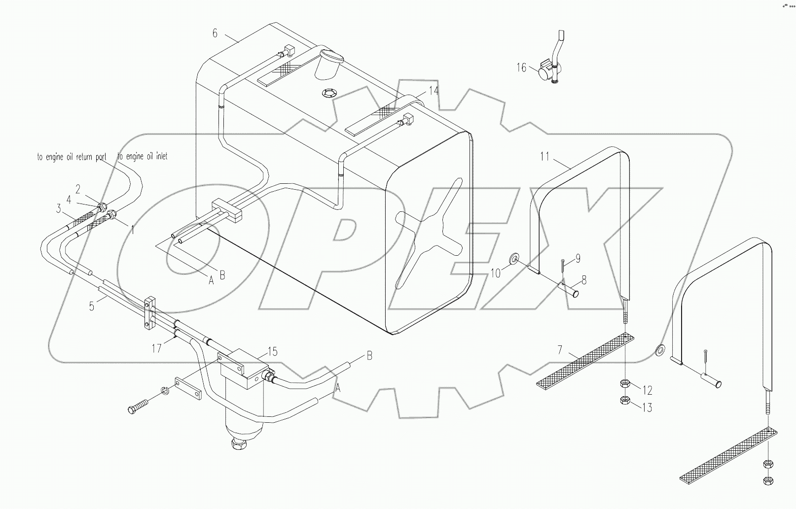  FUEL SYSTEM OF CUMMINS ENGINE D00663401110000000Y