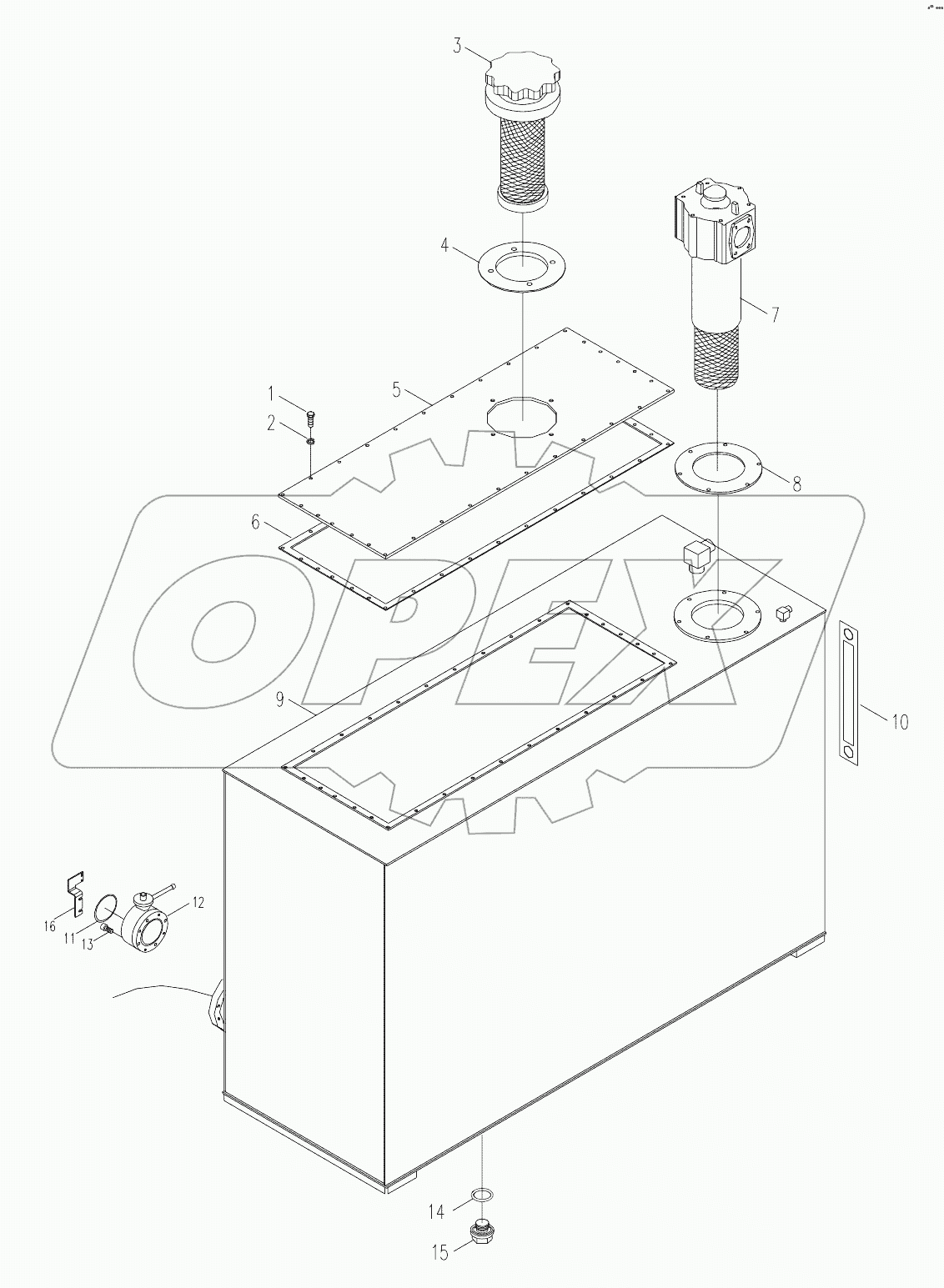  HYDRAULIC TANK D00663403000000000Y