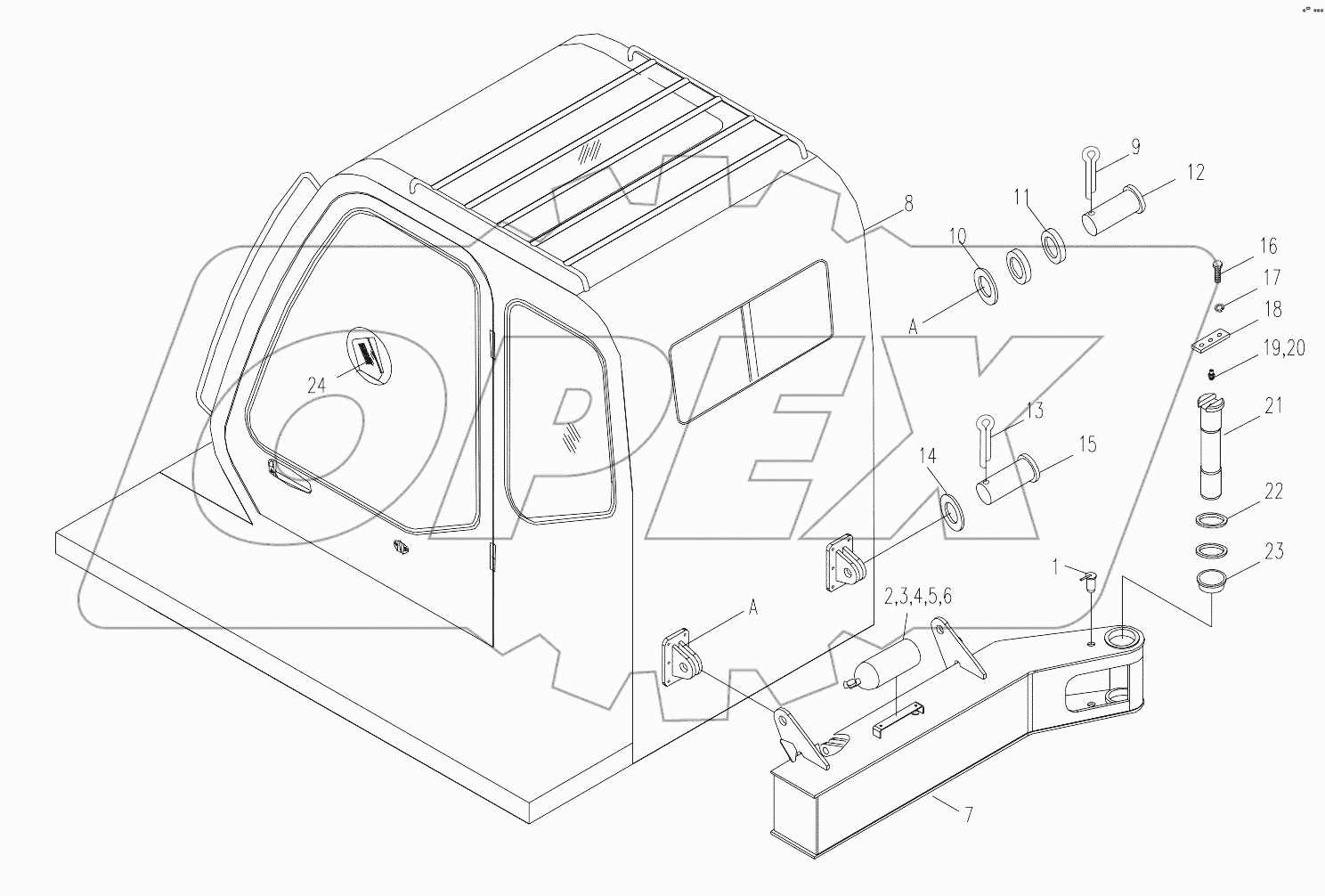  OPERATOR’S CAB ASSEMBLY D00663400700000001Y