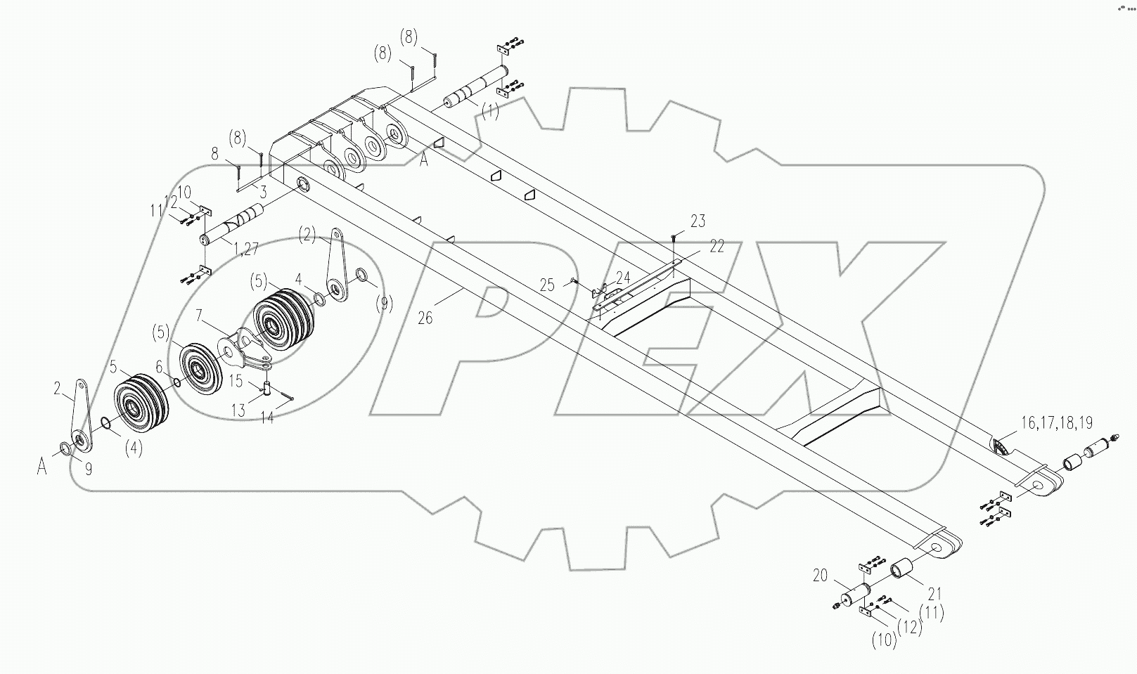  A-FRAME ASSY. D00663401800000000Y