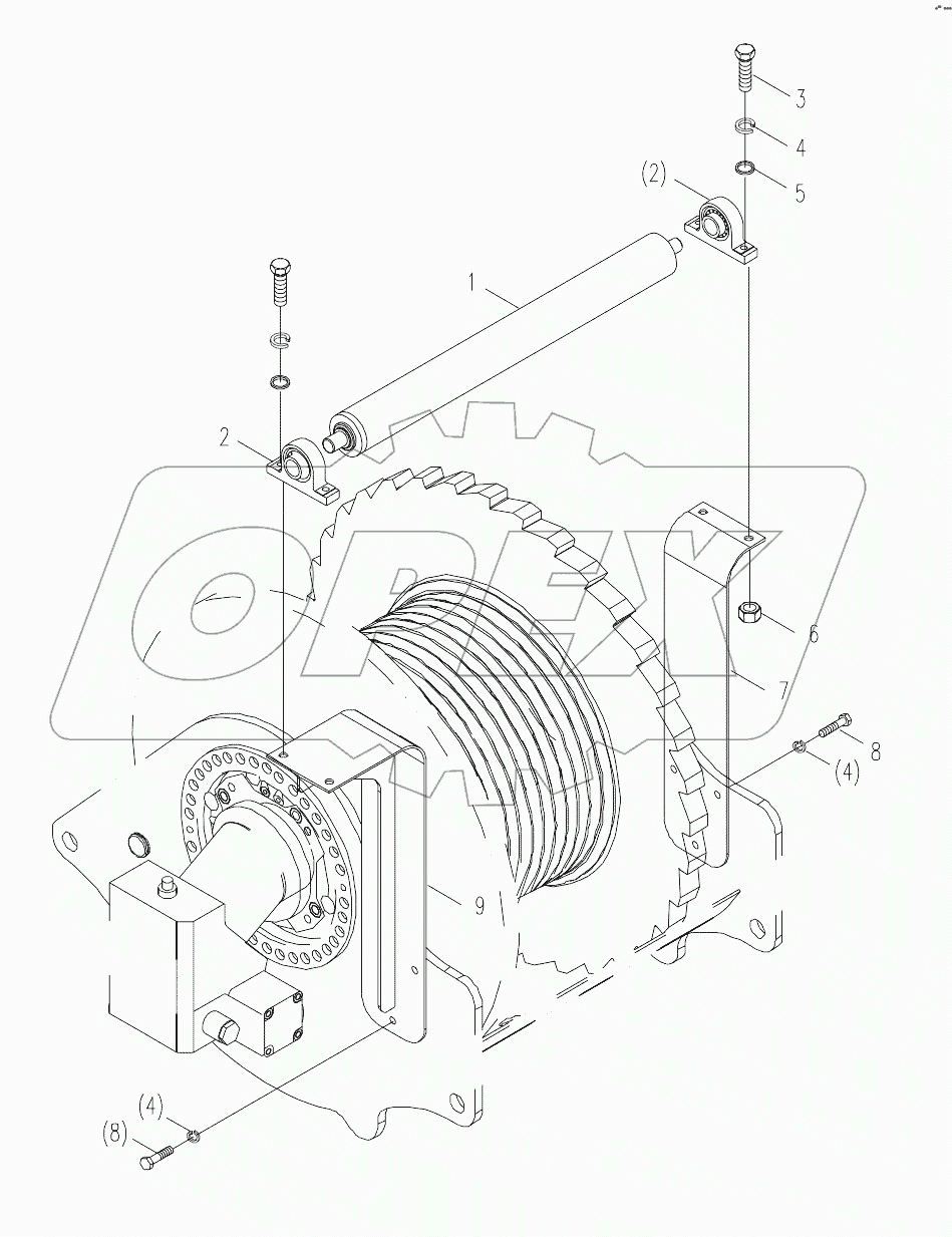  ROPE SUPPORT ASSEMBLY D00663402000600000Y