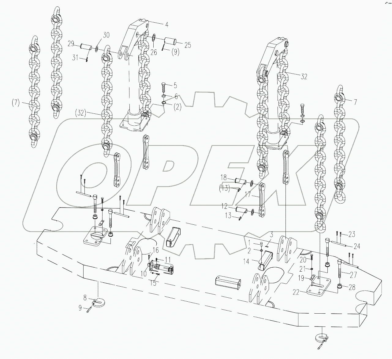  COUNTERWEIGHT ASSEMBLY D00663404910000000Y