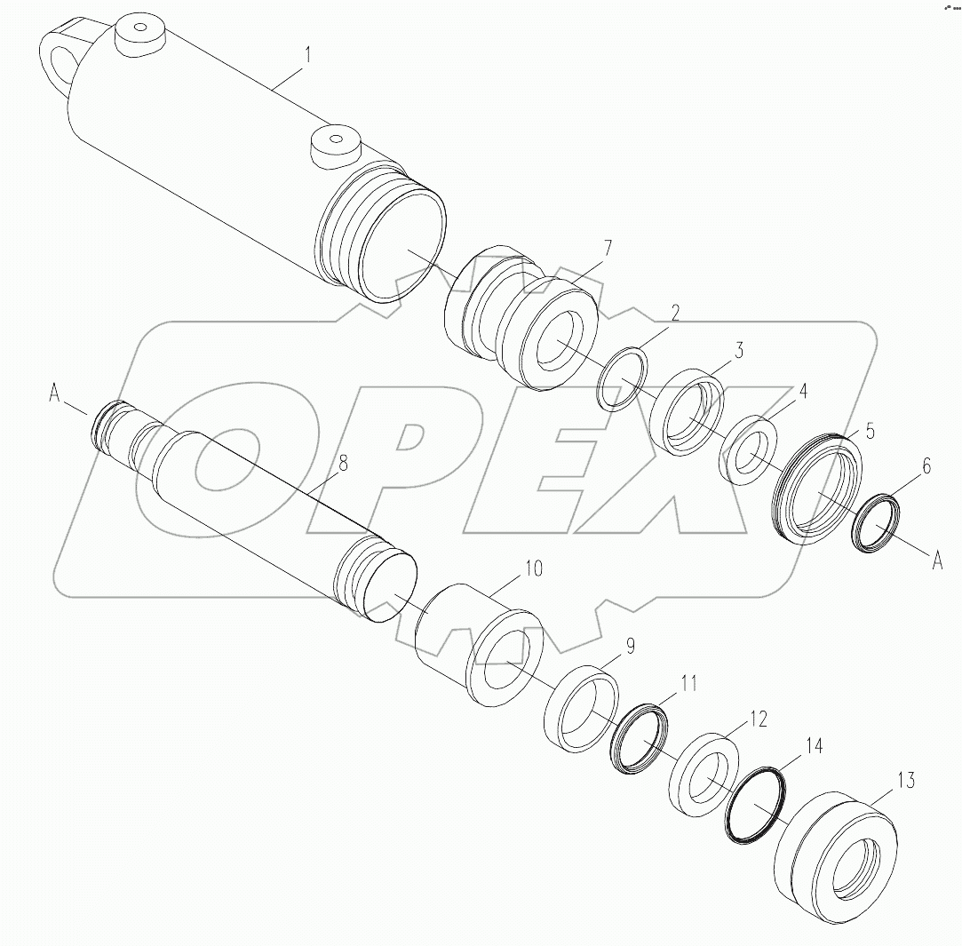 COUNTERWEIGHT BOLTING CYLNDER D00663307100000001Y